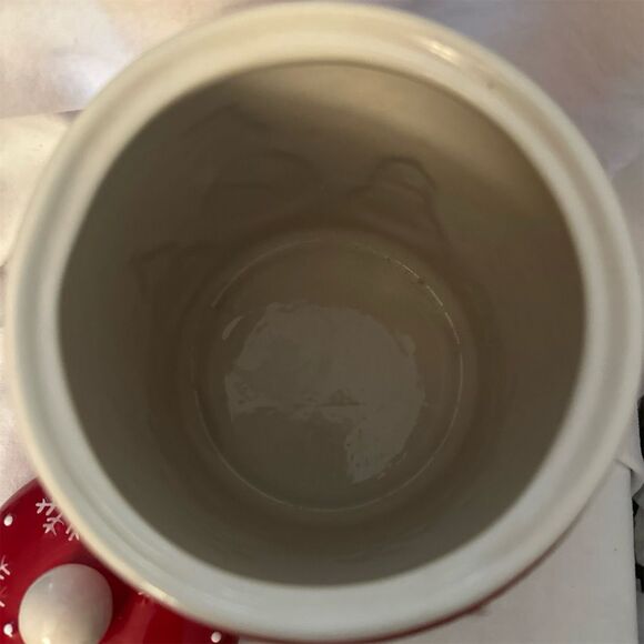 Vintage Hallmark Snowman Ceramic Christmas Cookie Jar Centerpiece - Picture 4 of 4